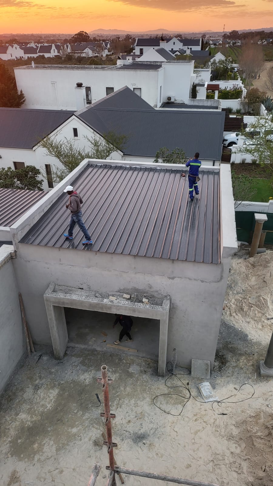 waterproofing experts at work